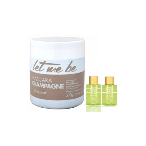 Let Me Be Mascara Champagne - Tinte 500g + 02 Aceite De Argán