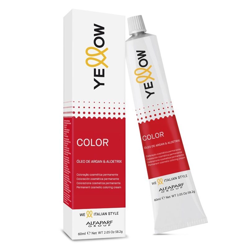 Kit 12 Yellow Color Dye 60ml + 90ml Ox New Packaging