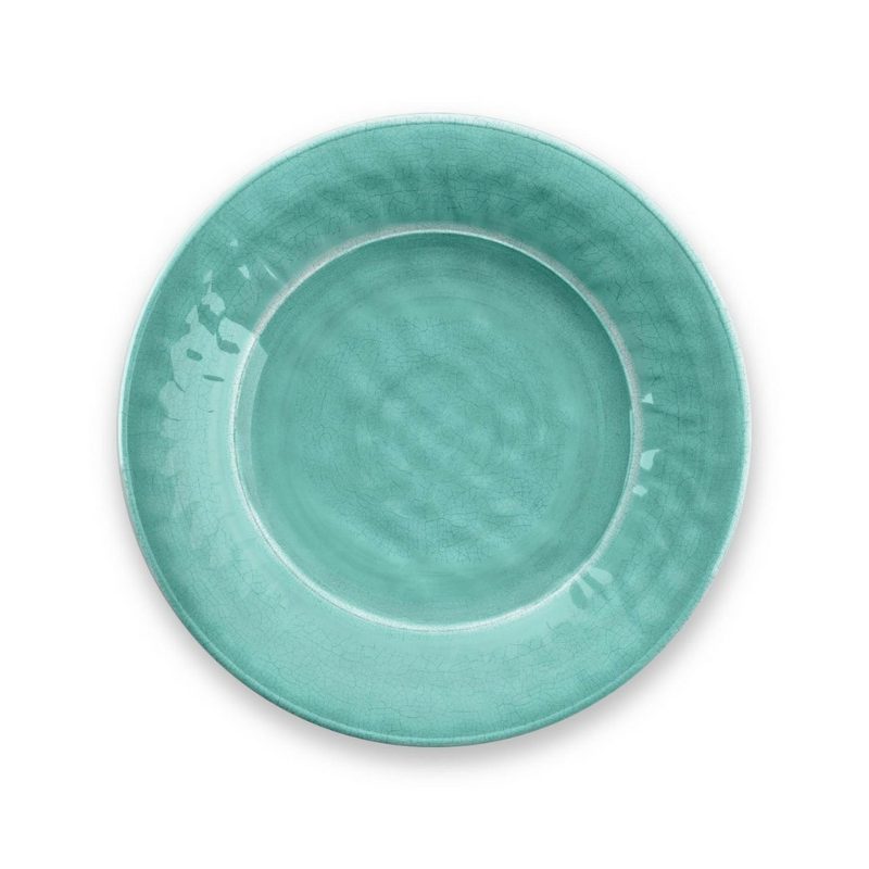 Tarhong Round Turquoise Melamine Dessert Plate