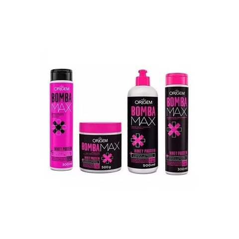 Origin Shampoo, Conditioner, Mask and Cream Bomba Max