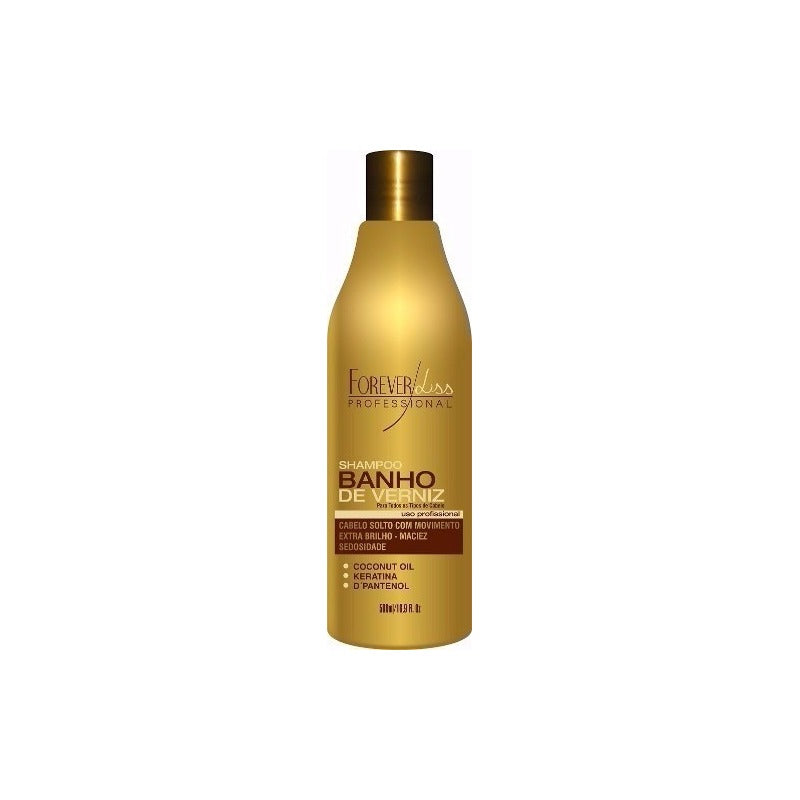 Shampoo Extra Brilho Banho De Verniz Forever Liss 500ml