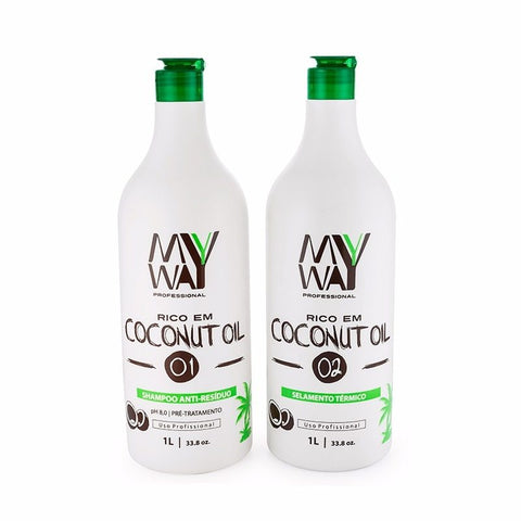 My Way Escova Progressiva Coconut Oleo De Coco Selagem