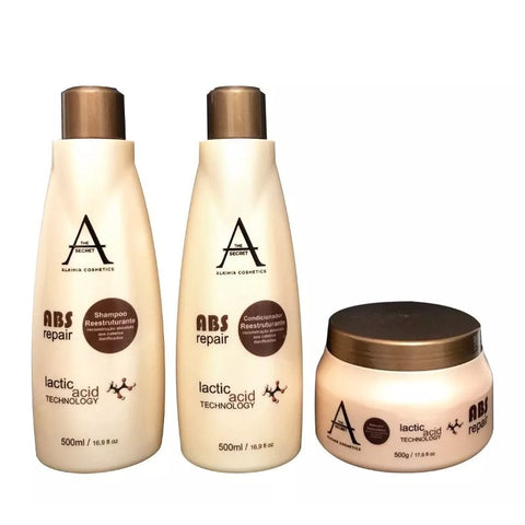 Kit Tratamiento Reparador Abs 500ml - Alkimia Cosmetics