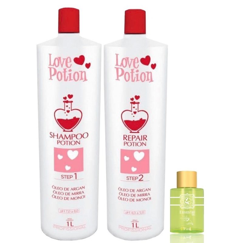 Love Potion Escova Progressiva Potion 2x1 L + Óleo De Argan