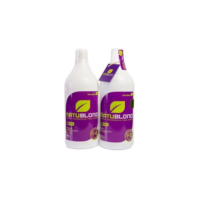 Progressiva Natublond Naturale Para Loiras 2x1000ml + Brinde