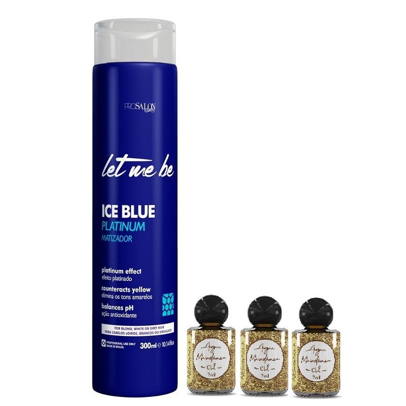 Let Me Be Platinum Mascarilla Colorante Efecto Azul Hielo+3 aceites