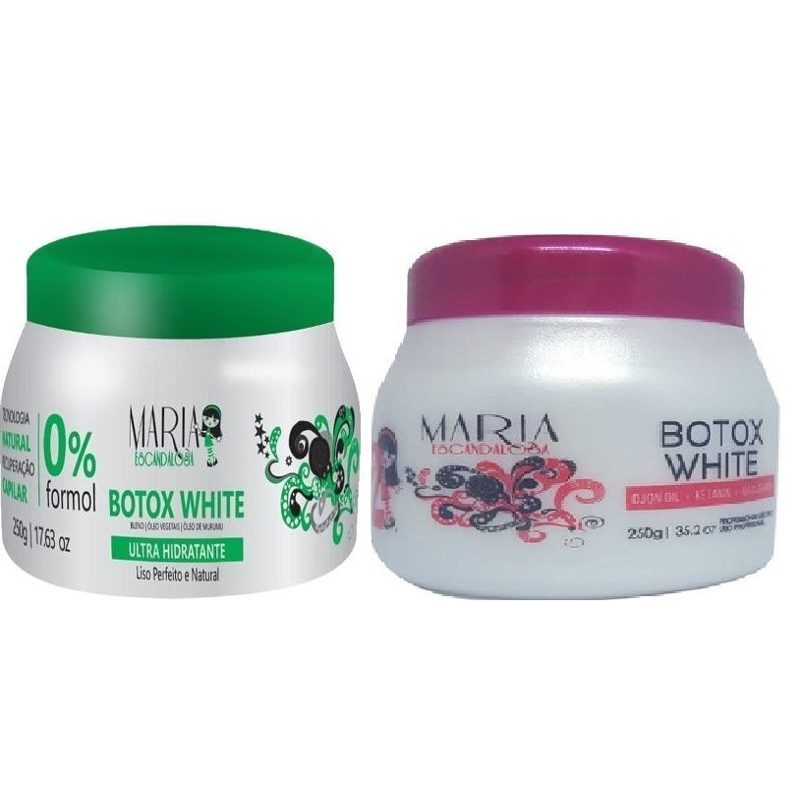 Maria Escandalosa 5 Botox Sin Formol + 5 Botox Blanco 10x250g