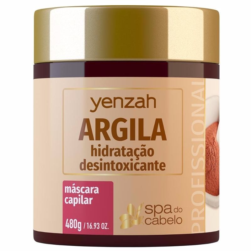 Yenzah Hair Spa Mask Clay Hydration Detoxifying