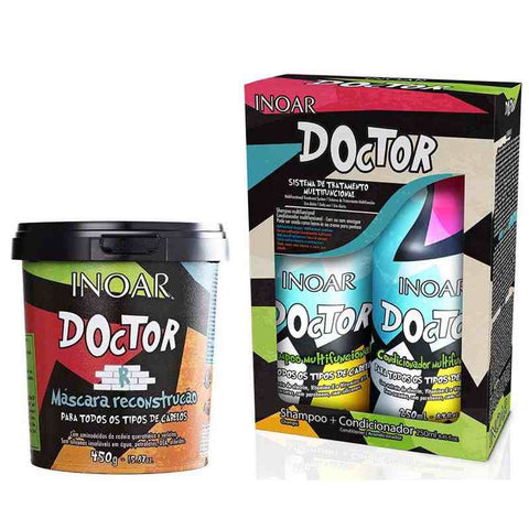 Kit de reconstrucción Inoar Doctor (3 productos)