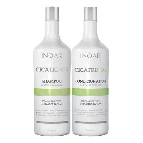 Inoar Kit Cicatrifios Champú Y Acondicionador 1l