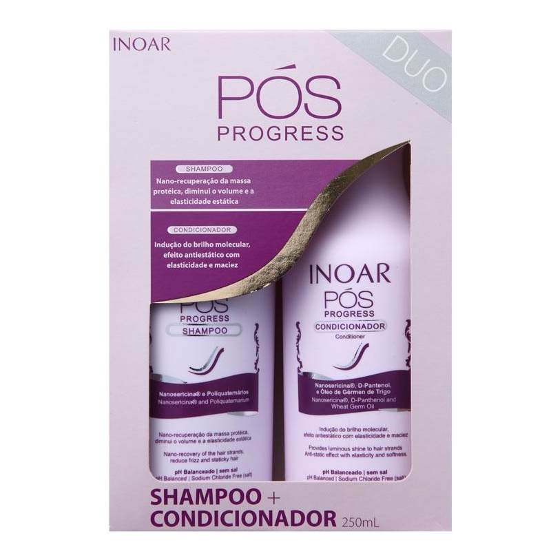 Inoar Post Progress Duo Kit Shampoo 250ml Conditioner 250ml