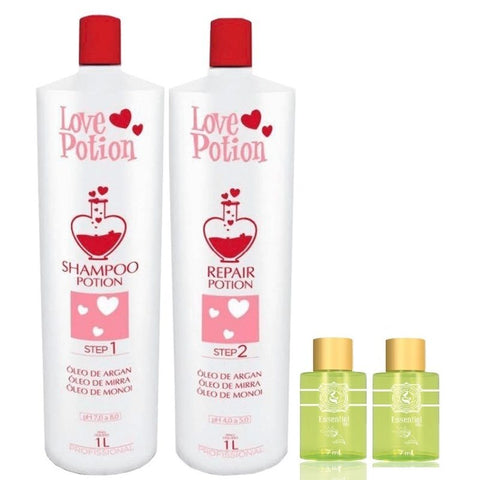 Love Potion Potion Brocha Progresiva 2x1l + 2 Aceites De Argán