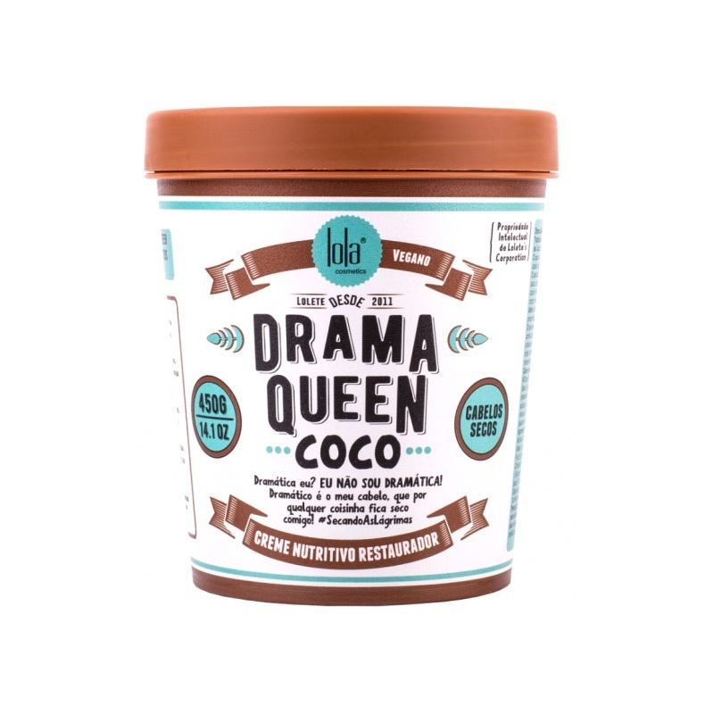 Lola Drama Queen Côco Cabelos Secos Máscara 450gr