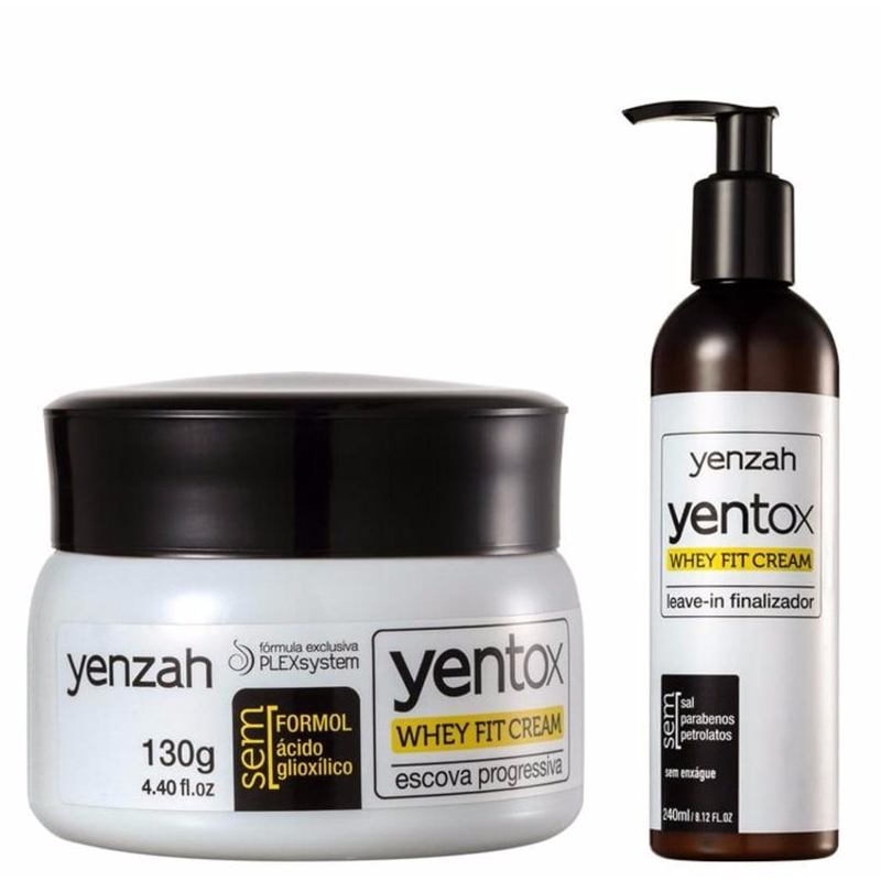 Yenzah Yentox Kit Whey Fit Cream Progressive Brush