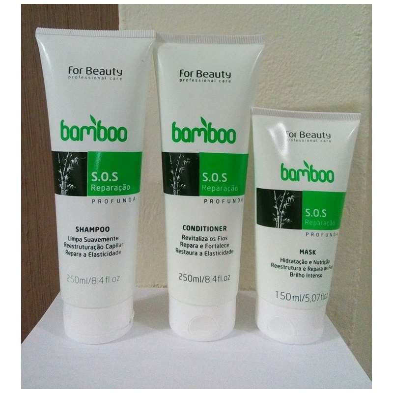 Sos Bamboo Kit Reparación Profunda Para Belleza 3x1