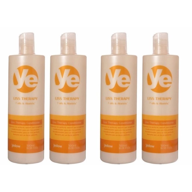 Kit With 04 Liss Therapy Yellow Conditioner 500ml Alfaparf