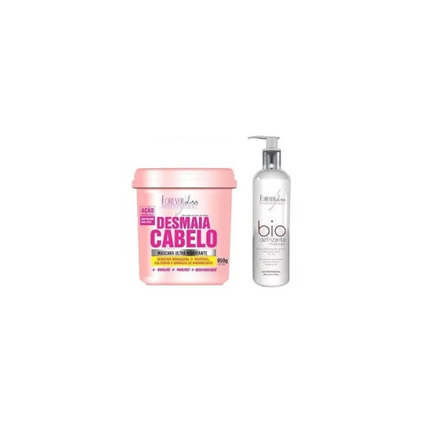 Kit=01 Biodefrizador+01 Fades Hair 950g - Forever Liss 