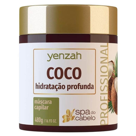 Yenzah Hair Spa Mascarilla Hidratación Profunda Coco 480g